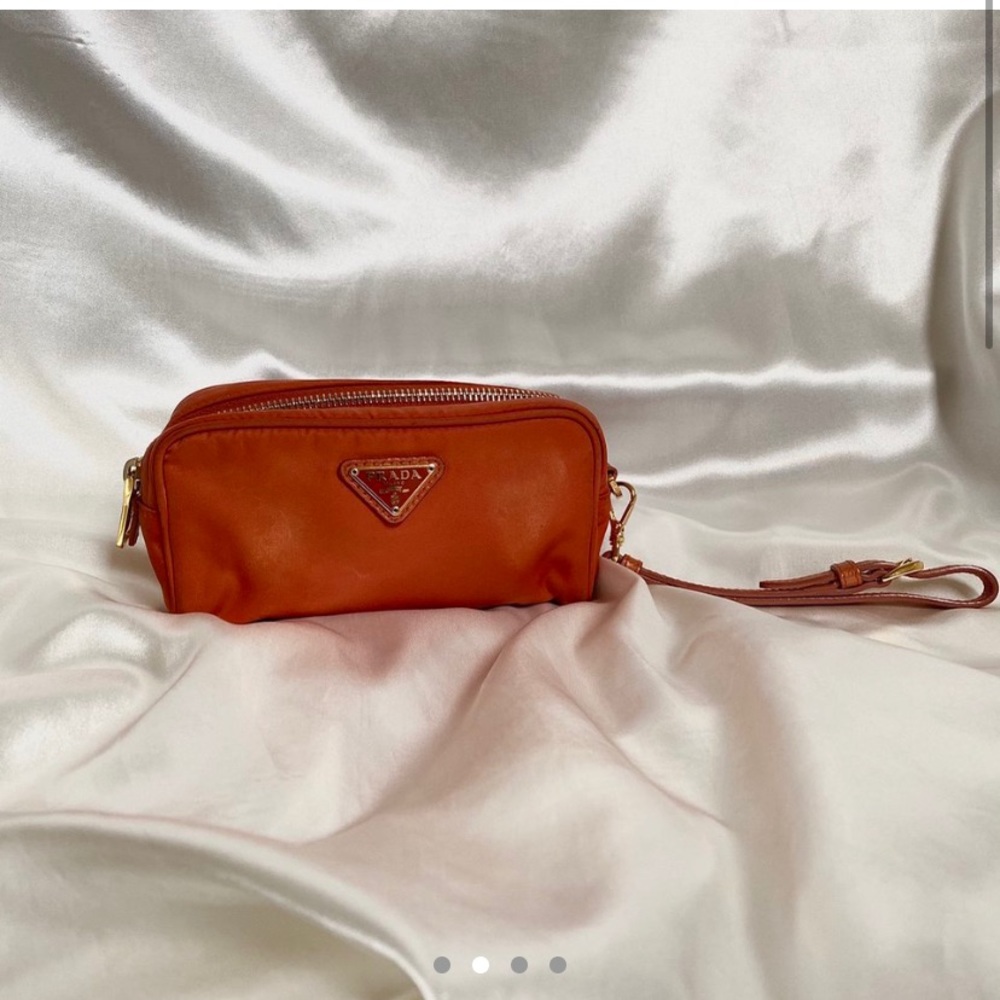 Prada wristlet bag